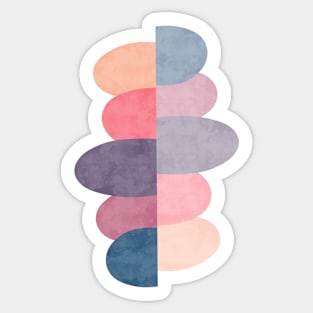 Zen Rocks Abstract Sticker